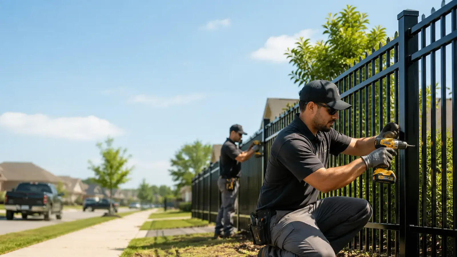Metal Fence Installation in Jeffersontown, KY